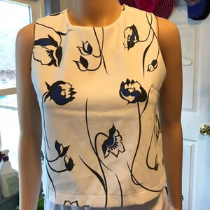 Zara Basic Floral Prints Women Tank top Size S